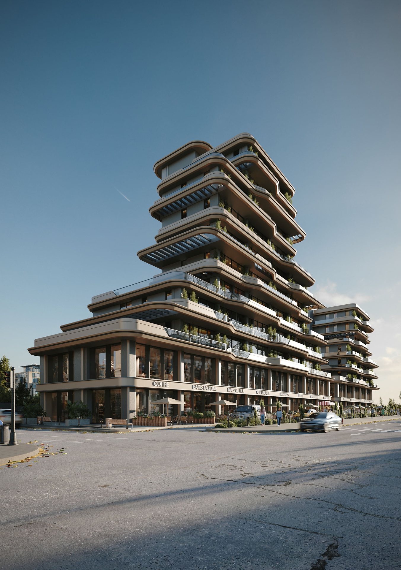 UBB Çakıroğlu Konakları - Dış Mekân Görselleştirme